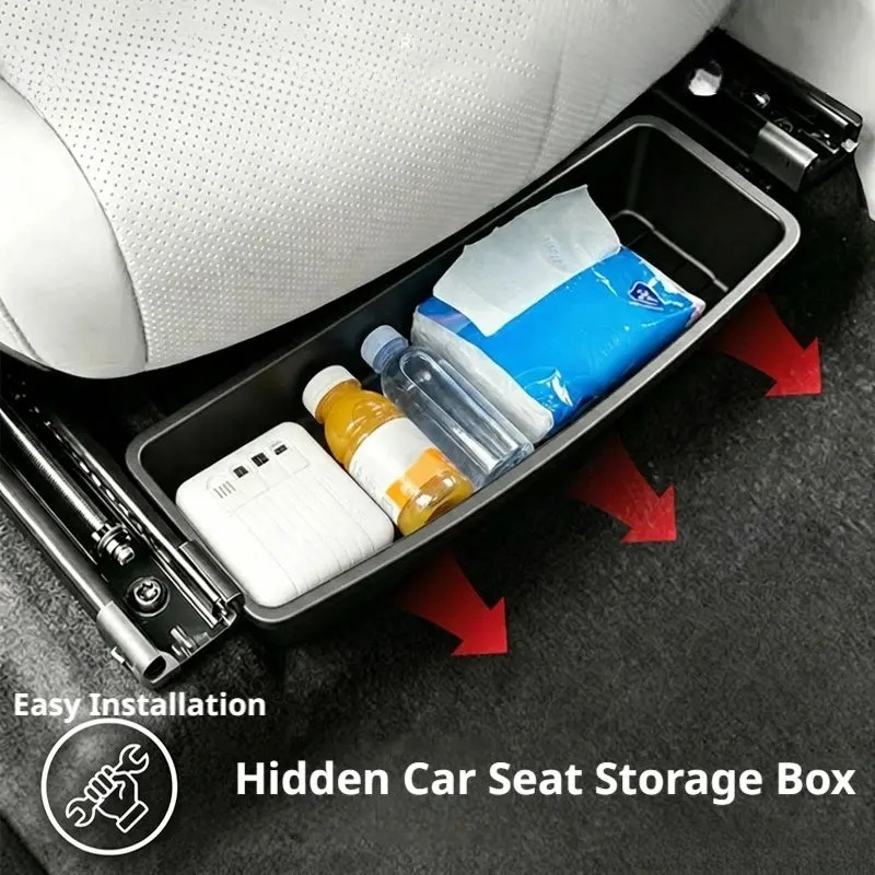 Tech Accessories For Car - Scatola portaoggetti sotto il sedile universale