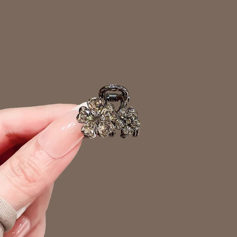Hi Tech Accessories - Squisito fiore di strass Piccolo fermaglio