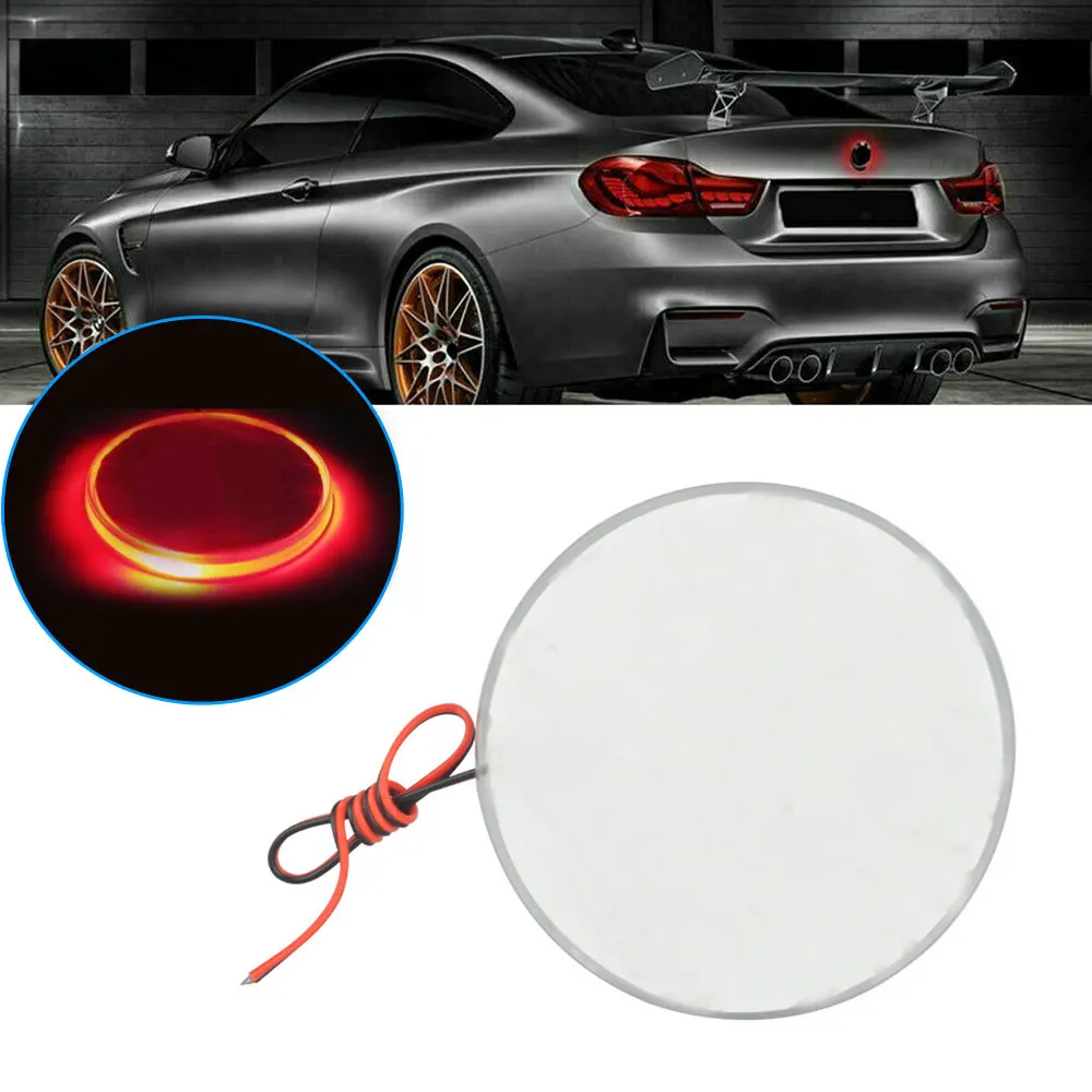 Rosso 82mm Distintivo Sfondo L - Tech Accessories For Car recensione e prezzo