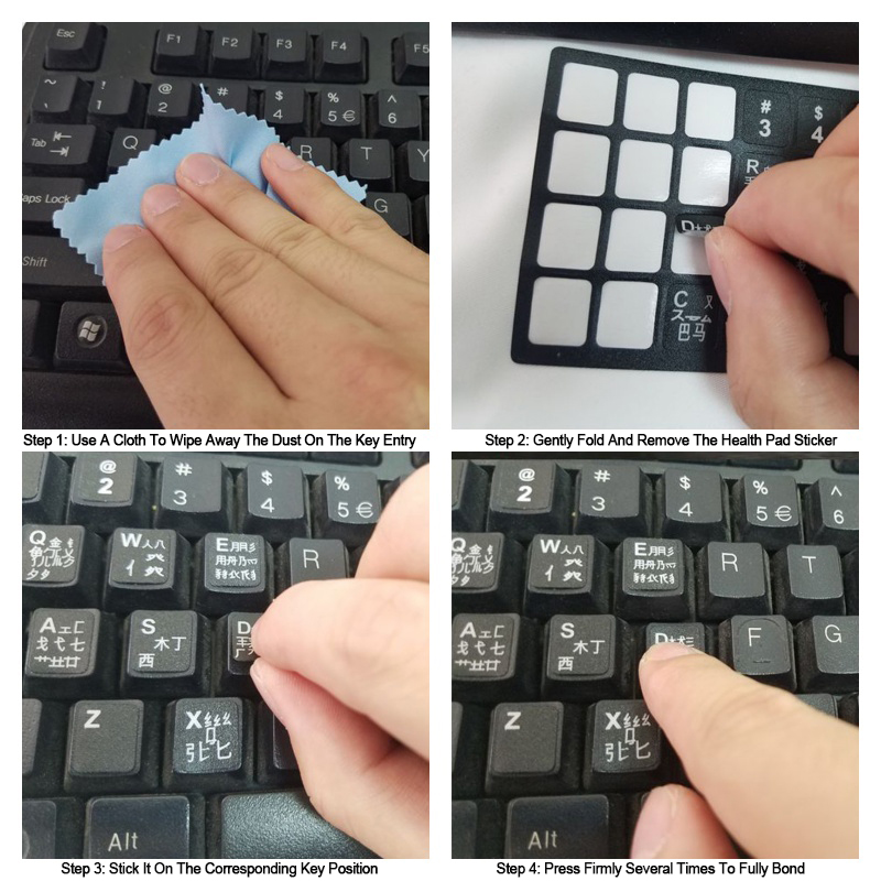1/2/10 Pezzi Adesivi per Tasti - Tech Accessories Pc recensione e prezzo